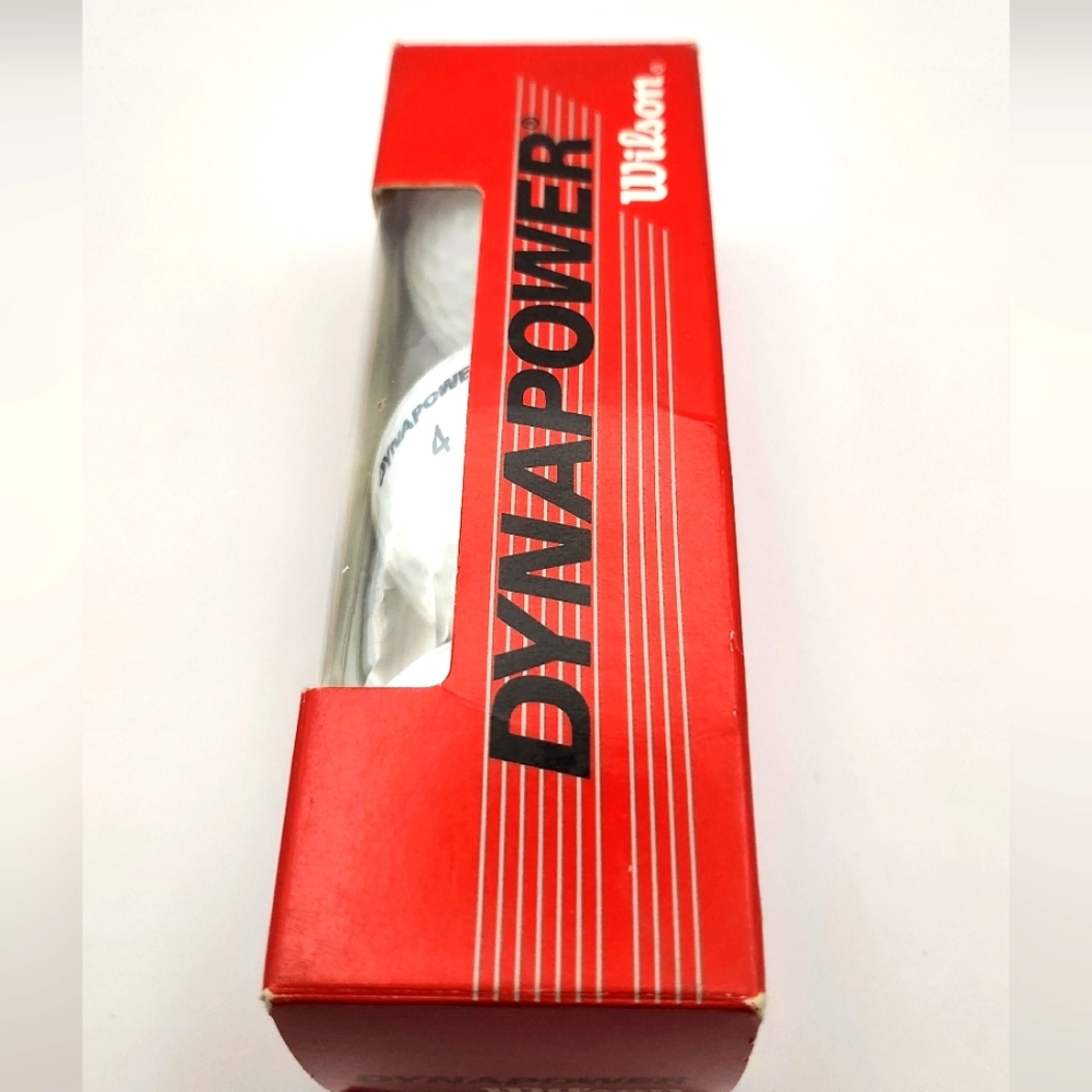 Wilson Dynapower Golf Balls 3 Pack Sleeve NWT
